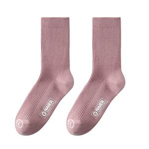 
Nel socks for women with autumn and winter thick double needles antibacterial breathable black and white postpartum confinement middle tube cotton socks sweat-absorbing pile socks