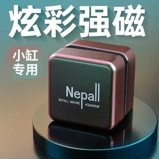 Nepall鱼缸刷磁力刷清洗擦玻璃缸器小型清洁除藻工具