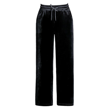 Middle-aged and elderly gold velvet wide-leg mother pants
