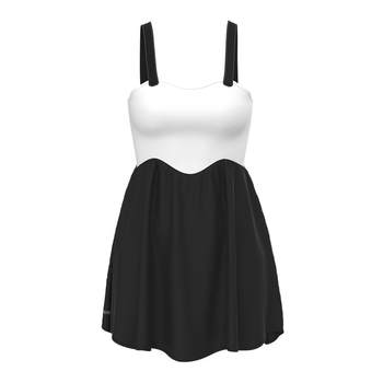 TOSWIM body dress swimsuit slim hot spring bathing suit women 2025 new pure and high-end swimsuit women