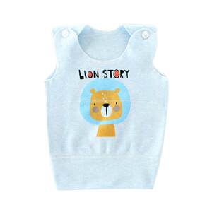 
Baby belly protection vest spring and autumn pure cotton boneless base wearing winter newborn vest for men and women baby vest
