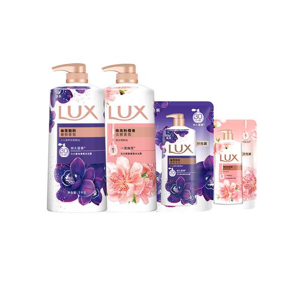 [Pull down to enjoy subsidy] LUX/Lishi Youlian Sakura Shower Gel Shower Gel Family Apparel