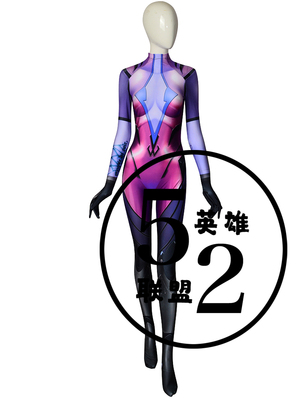 taobao agent Overwatch Black Lily Game cosplay service female killer COSER conjoined tights can be customized service