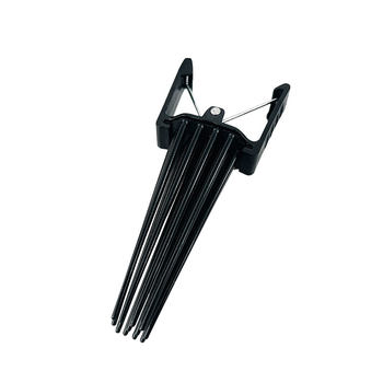 
Naturally fluffy hair clip to increase the height of the skull.