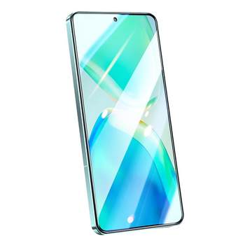 [Strong anti-fingerprint] Flash magic explosion-proof mobile phone tempered film