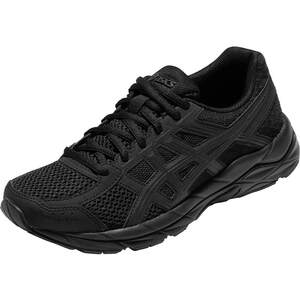 ASICS GEL-CONTEND 4 women's black samurai running shoes shock absorption rebound breathable professional sports shoes
