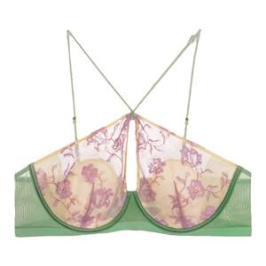 
Yina halter neck lingerie women's summer thin big breasts show small sexy beautiful back girl bra wrapped bra black plum sauce