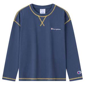 
[Antibacterial cotton] Champion Champion boys and girls spring new outdoor leisure sports long-sleeved T-shirt