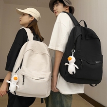 Backpack for men's casual high-capacity travel backpack for women's minimalist Japanese male junior high school students, high school students, and college students