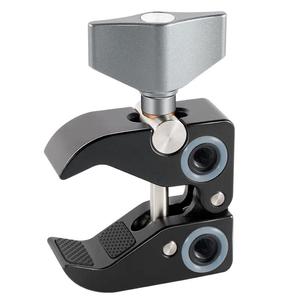 Beixin upgraded photography crab clamp magic arm bracket all metal aluminum alloy universal adjustment Dali clamp tripod desktop expansion accessories live video mobile phone pant stand clip