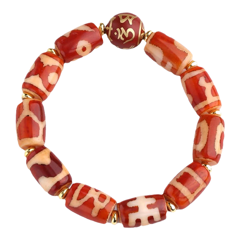 とのチャンママ様専用瑪瑙 金線宝瓶天珠 8-19 宝