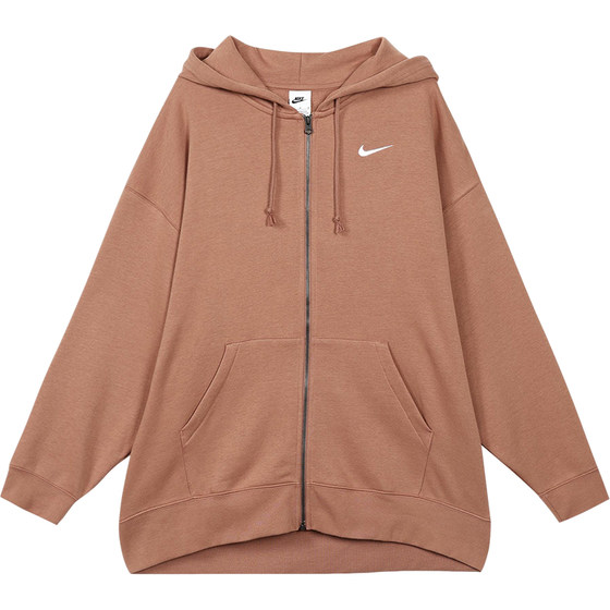 
Nike/Nike genuine OVERSIZE women's plush hooded loose warm jacket jacket DD5635-215