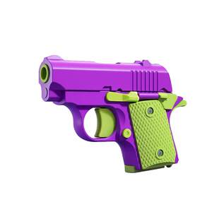 Gravity 1911 Cubs Radish Gun Anti -Blowing Mini Carrot Knife First Machine to Delaminize Children's Toy Gun