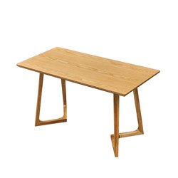Cafe table table round Nordic full solid wood