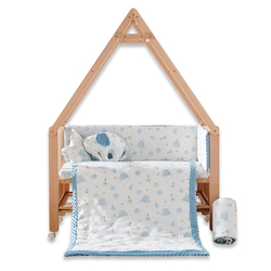 Thanksbaby Crib Bumper Bedding Ten-piece Set Baby Anti-collision Crib Bumper Cloth Spliced ​​bedding Set