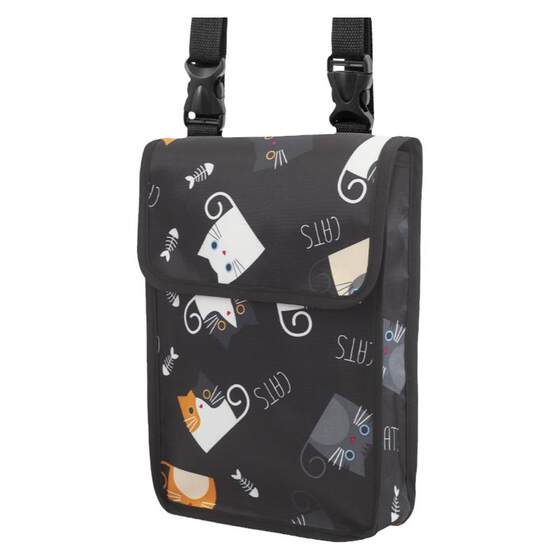 Electric vehicle hanging material bag electric bottle car front storage bag waterproof waterproof mobile phone packing objective car basket
