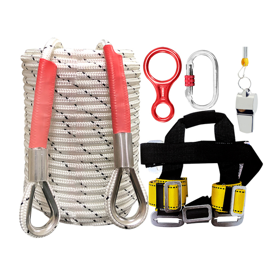 Uosen Fire Escape Rope - Safety Life-Saving Rope Set