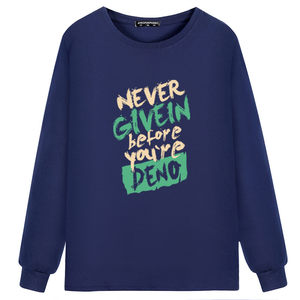 Fatty plus fat, increased cotton long -sleeved T -shirt male loose base autumn clothing spring and autumn thin style inner body shirt