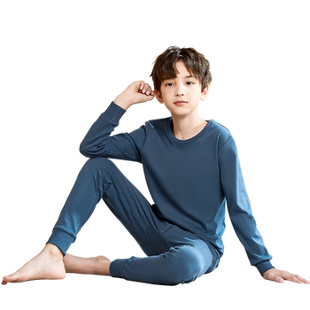 Class A 100% cotton cat man children's autumn clothes and long pants set