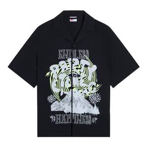 
Li Ning men's autumn comfortable breathable short-sleeved skateboard series shirt top versatile casual sportswear ASHS889