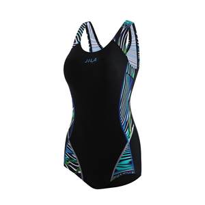 
Jinglang swimsuit women's summer one-piece large size slimming 2025 new conservative professional racing sports training flat corner swimsuit