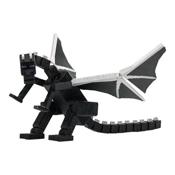 
MC Minecraft Ender Dragon movable figure 3D printed super block pixel style model collectible desktop toy