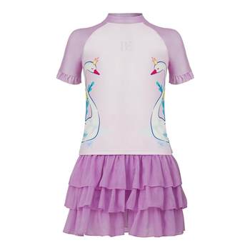 BE Van Dan sun sunscreen, anti -chlorine, breathable split body swimsuit