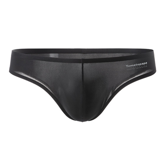 
TOMATOPAPA men's briefs half-pack thin style sexy, traceless soft high elastic cool and thin waist pants
