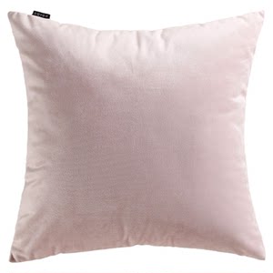 Simple Nordic pure color pillow dirty pink pink cushion sofa gray velvet against the back of the bed Moni color lean pillow