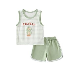 
Modal baby vest suit for 0-3 years old, ice-like summer clothing for men and women, lightweight, breathable and boneless baby clothes