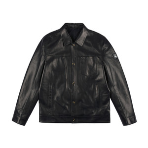
[Sheep Leather] Raidy Boer/Raidy Boer 2026 Spring Men's Lapel Leather Jacket Jacket 2704