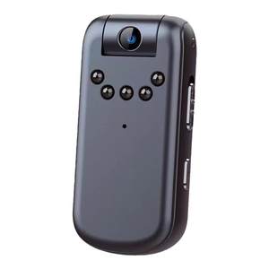Ultra high -definition camera back clamping infrared night audio -visual video recorder wearing a conference person's thumb camera
