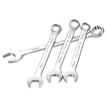 Delixi high carbon steel fork set dual purpose wrench