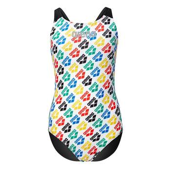Arena children's one-piece swimsuit girls and teens sleeveless triangle professional training competition swimsuit new style