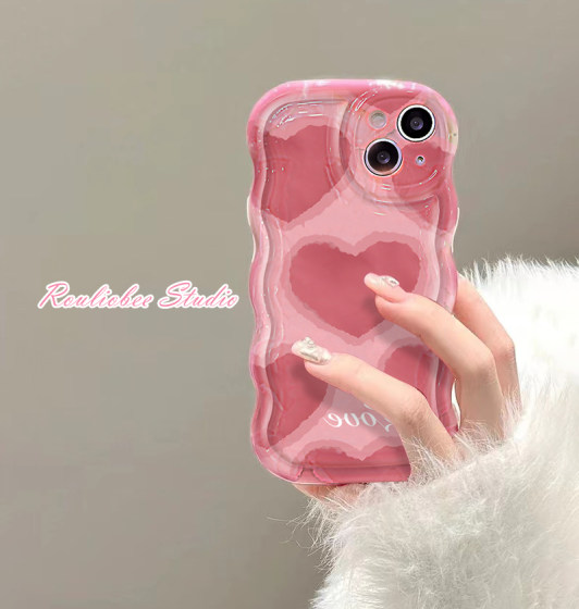 Girly pink love ເຫມາະກັບ Apple 13/14 mobile case Huawei nova9/10 men and women glory 90/80 new vivos16/15 Xiaomi 13 soft 12 silicone opporeno9 red rice k40