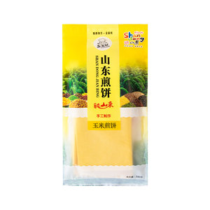 
Golden noodle pin Shandong Tai'an large pancake handmade multigrain corn millet pancake Northeast breakfast ready-to-eat 500g bag