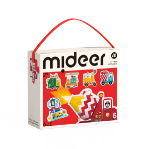 mideer Milu children's entry-level puzzle 1 year old 2 baby toddler artist puzzle enlightenment large animal toy