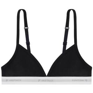 FIRSTMIX Triangular Cup High Grade Color Contrasting Bra No Steel Hoop Sexy Women's Underwear Pure Cotton Underwear Set