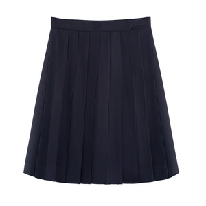 
[In stock] JK basic solid color uniform pleated skirt school supply round pleated/ten box pleated short skirt