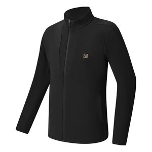 
FILA official men's knitted long-sleeved jacket 2025 winter new fitness sports simple basic top