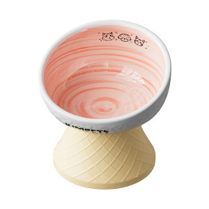 
Ceramic tall cat bowl cat food bowl, cat and dog special neck guard, large diameter drinking water pet bowl, dog bowl, dog food bowl