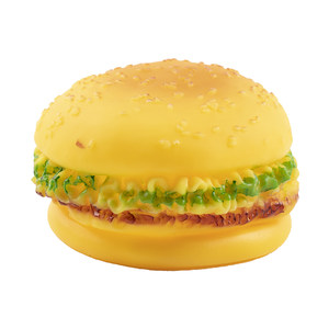 
Delicious food shop pet relief tool hamburger chicken legs cabbage bite resistant puppy teeth grinding cat dog plush toy sound