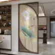 Phong cách Trung Quốc mới vách ngăn lối vào phòng khách lưới tản nhiệt bằng gỗ nguyên khối văn phòng chặn cửa trang trí khách sạn gia đình bình phong Màn hình / Cửa sổ