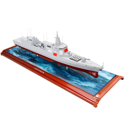 Simulated Nanchang Ship Dachu 055 Guided Missile Destroyer Model Finished Alloy Military 054a Battleship Simulation