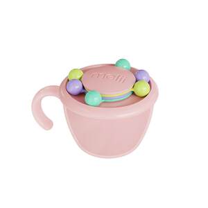 
Canadian melii snack box portable baby outing anti-spill snack cup with lid take-out fruit bowl