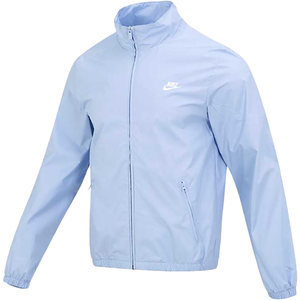 
Nike/Nike genuine new standing collar men's full length zipper plaid woven jacket DX0673-479 010 030