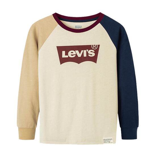 
Levi's children's clothing boys' long-sleeved T-shirt 2026 spring and autumn new style medium and large children's autumn bottoming shirt top thin section