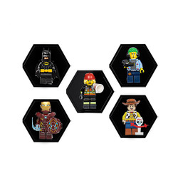 Kgbox Lego čerpání Hudby Lidé Karta Akrylová Nástěnný Závěsný Displej úložný Držák Na Stojan Kreativní