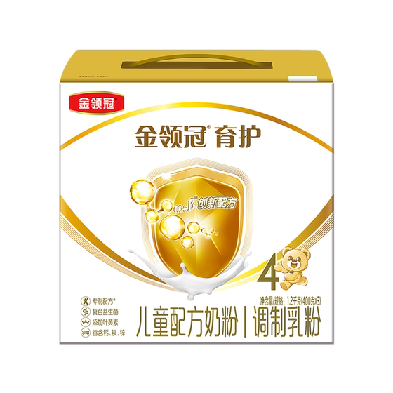 
Yili Jinlingguanyuhu 4-stage 1200g triple boxed children's formula milk powder 4-stage