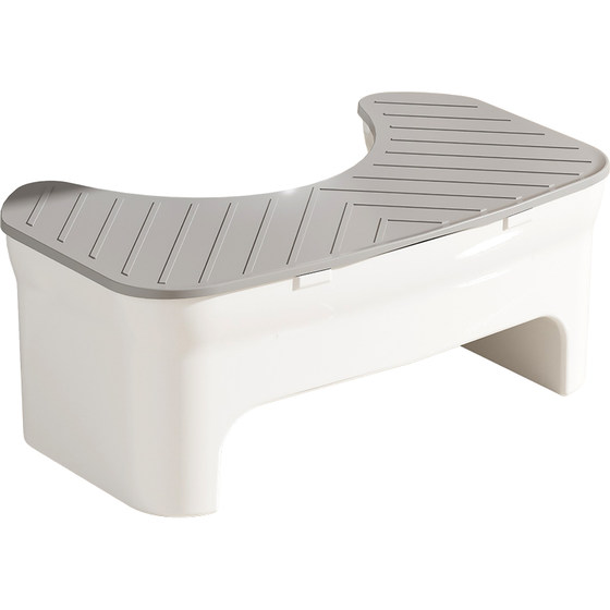 
Toilet stool non-slip footstool thickened toilet storage household footstool stepping children's stool bathroom